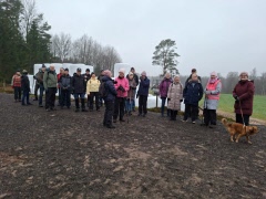 Vi vandrade söderut från Kånna idag den 4 december.