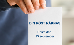 Rösta den 13 september