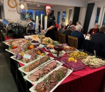 15/12: Julbord på Bedinge Golfrestaurang.