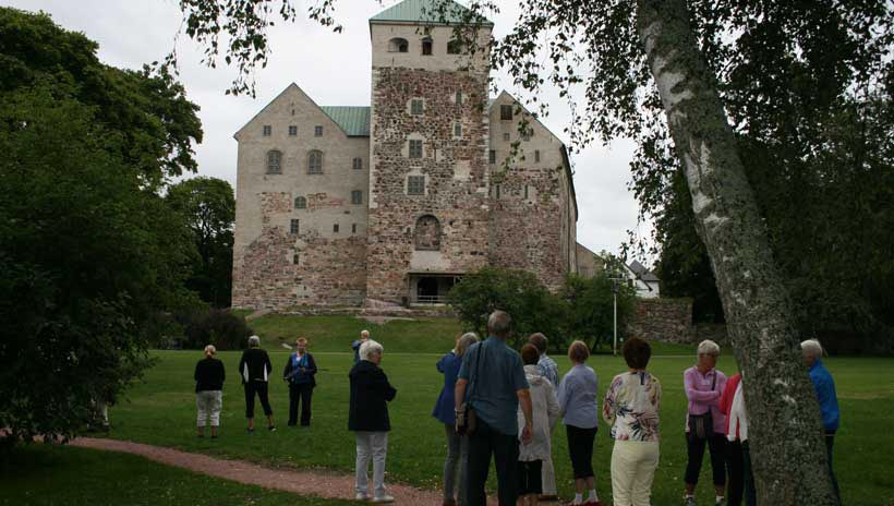 Besök vid Åbo slott