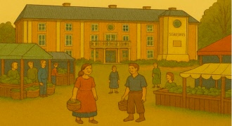 På gång i Malmköping i sommar.