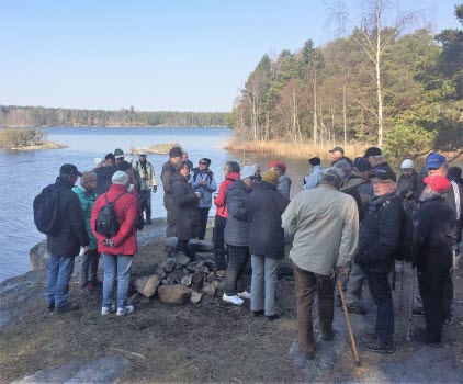 Vandring vid Gisesjön 190405