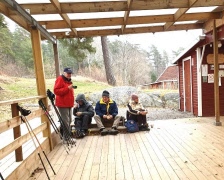 Backar inte för lite dåligt väder