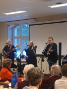 Rytterströms Trio samlade en stor publik på medlemsmöte