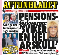 SPF Seniorerna i Aftonbladet om sveket mot årskull 1957
