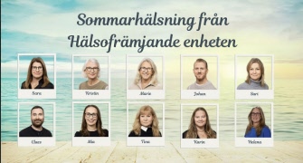 Nyhetsbrev Hälsofrämjande enheten juni/juli