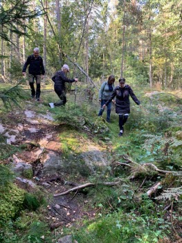 240917 Vandring vid Gälkhyttedammen Sörmlandsleden