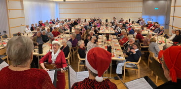 Trevlig medlemsträff med sång och musik