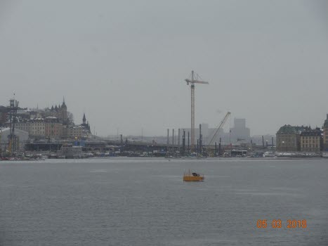 Bygget vid Slussen i Stockholm