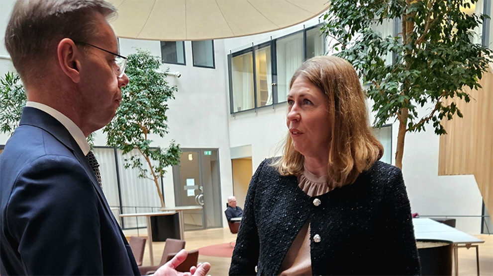 Peter Sikström och Elisabet Lann