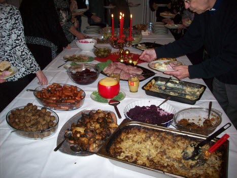 Det läckra julbordet