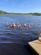 Cykelgirot i juli bar oss till Ryssby via Tutaryds badplats