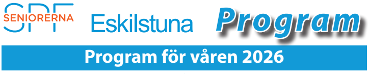 Programbladet för våren 2026 finns nu publicerat på hemsidan och i appen