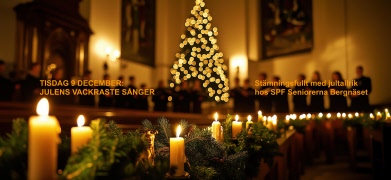 Läckert julbord och magisk stämning