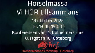 14/10 Hörselmässa - Vi HÖR tillsammans (NYHET)
