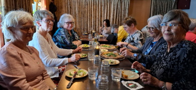 Lyckad lunchträff den 24 april