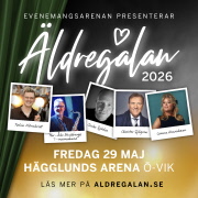 Äldregalan fredag 29 maj kl 19.00 i Hägglunds Arena Ö-vik