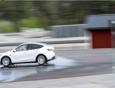 Halkbanekörning i Falun 17 september 2025