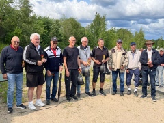 Resultat från  distriktsmästerskap i boule,