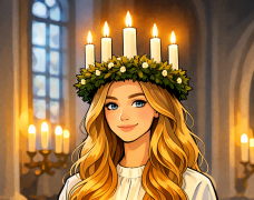 Referat - Luciafest i Parken