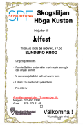 Julfesten på Sundbro Krog den 26 nov kl 17.00