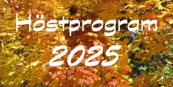 Höstprogram 2025, INKLUSIVE STUDIEBESÖK