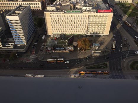 Polenresan, besök i Warzawa