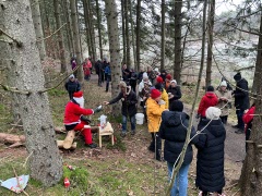 Kulturhistorisk promenad i Tomteskogen 12 dec.