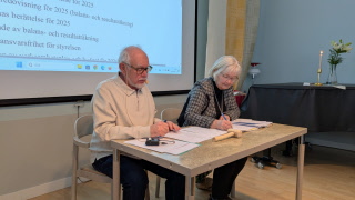 Nu finns referat med mötesprotokoll från Årsmöte