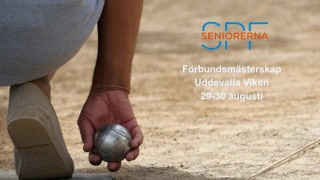 Förbundsmästerskap i boule - Uddevalla 29–30 augusti 2026.