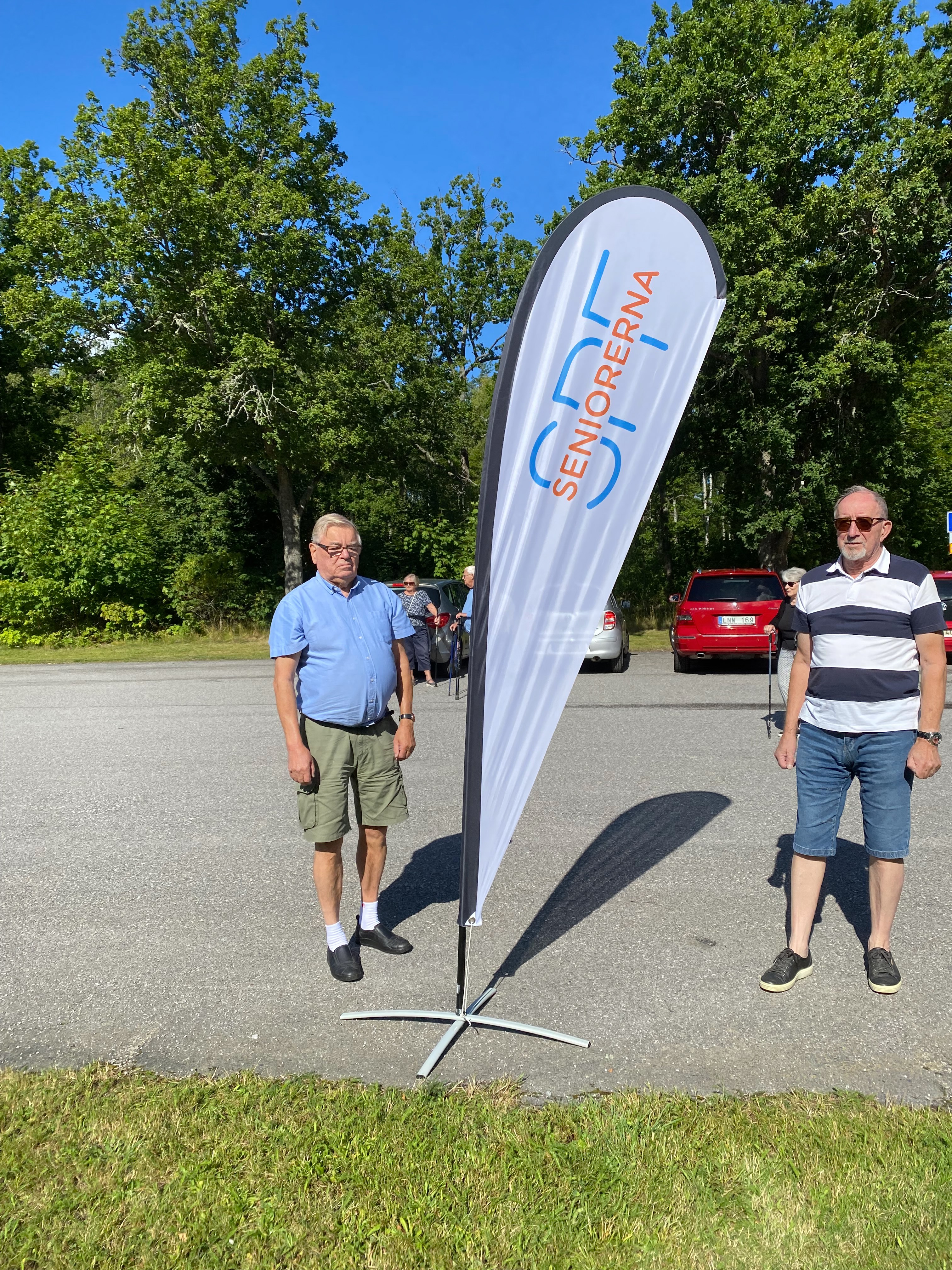 Beachflaggan på plats