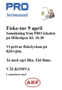Inbjudan från PRO Strömsund - Fisketur 9 April