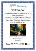 Månadsträff 12 november