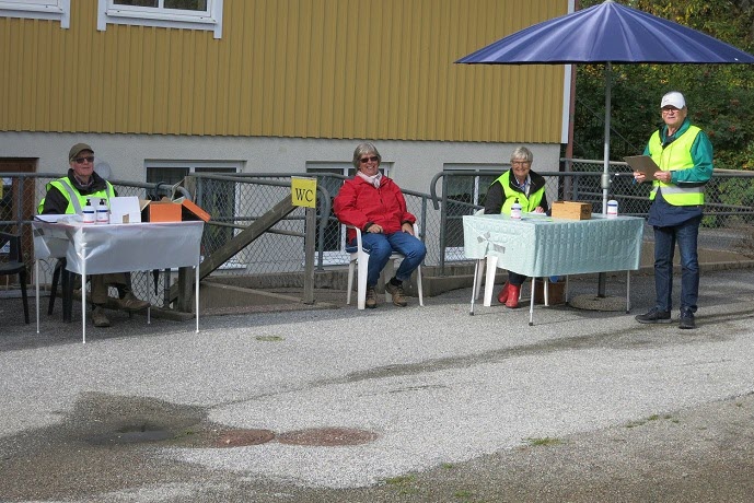 Arrangörsstaben, fr v: Håkan, Inga-Lill, Barbro och Björn.