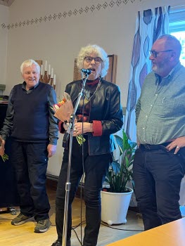 Avgående ordförande o nyvald ordförande