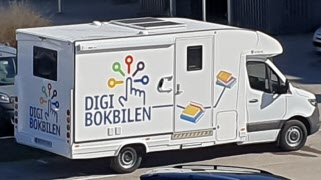 Digibokbilen kommer på besök till Läppe 16/4 13-15.30