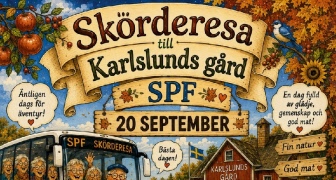 Skörderesa till Karlslund söndag 20 september kl 10:30
