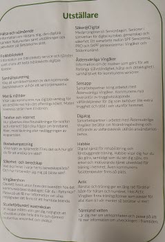 Förteckning över alla utställare