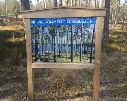Vandring vid Gisesjön 190405