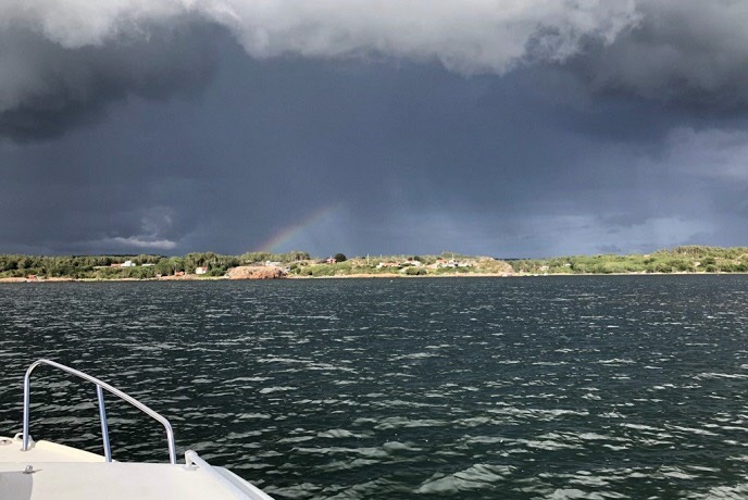 Hur mycket regn fick ni under juni månad?