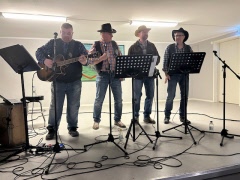 God stämning på januarifesten med Whiskey Boys