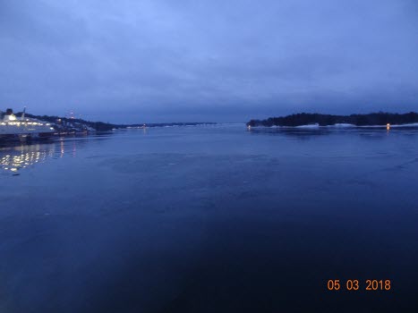 Tidig morgon i Mariehamn