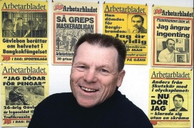Kriminalreporter Tord Westlund berättar den 21 maj kl 1400 i Hedvigslundskyrkan