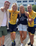 Vi firade med semlor och åkte med på en cykeltur till Paris.