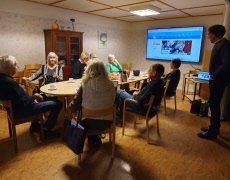 Gullvivans funktionärer på glöggmingel och fika