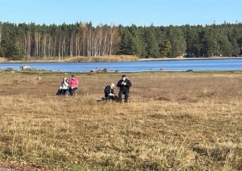Vandring vid Strandstuviken