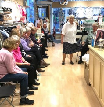 Modevisning Hedbergs