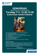 SENIORDAG i hälsans tecken, över 10 utställare på platsTorsdag 7/11 12.30-15.30