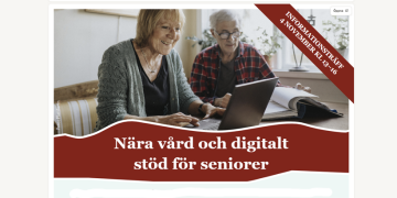 Nära vård och digitalt stöd för seniorer, 4 november kl. 13-16 i Råda rum