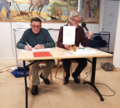 Ordförande och sekreterare för mötet